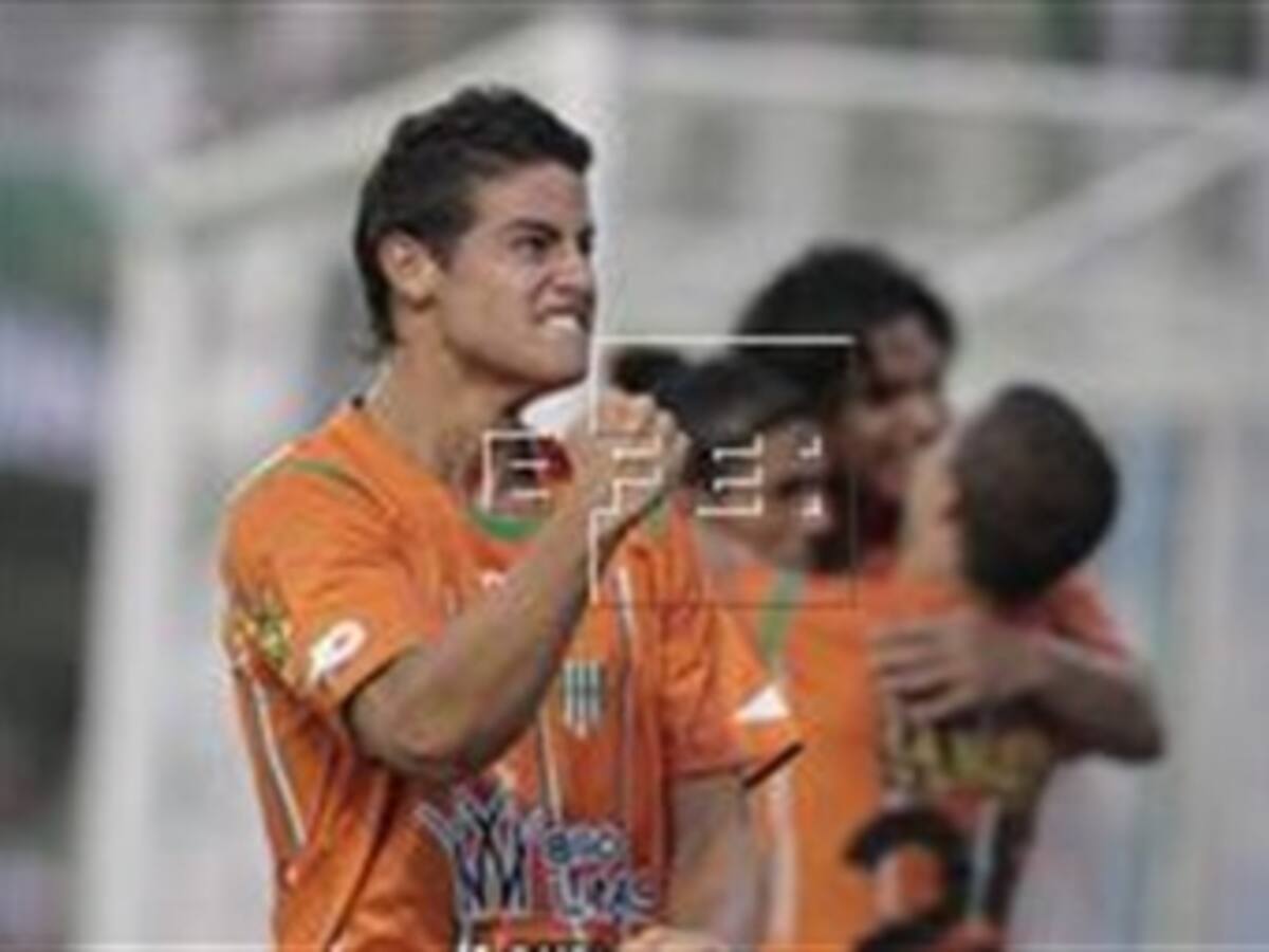 El colombiano James Rodríguez brilla en el Banfield de Argentina