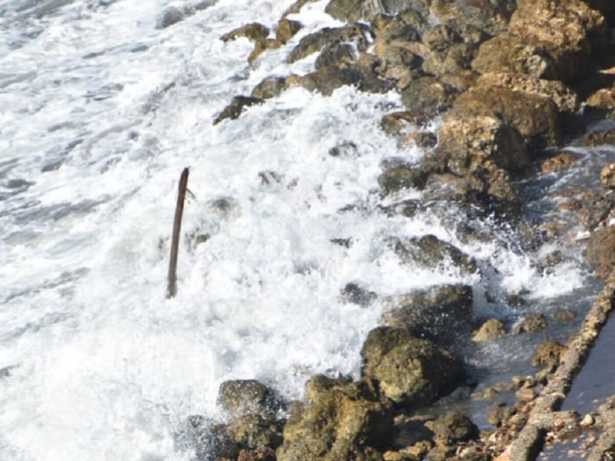 Huracán ETA provoca mar de leva en sector turístico de Cartagena