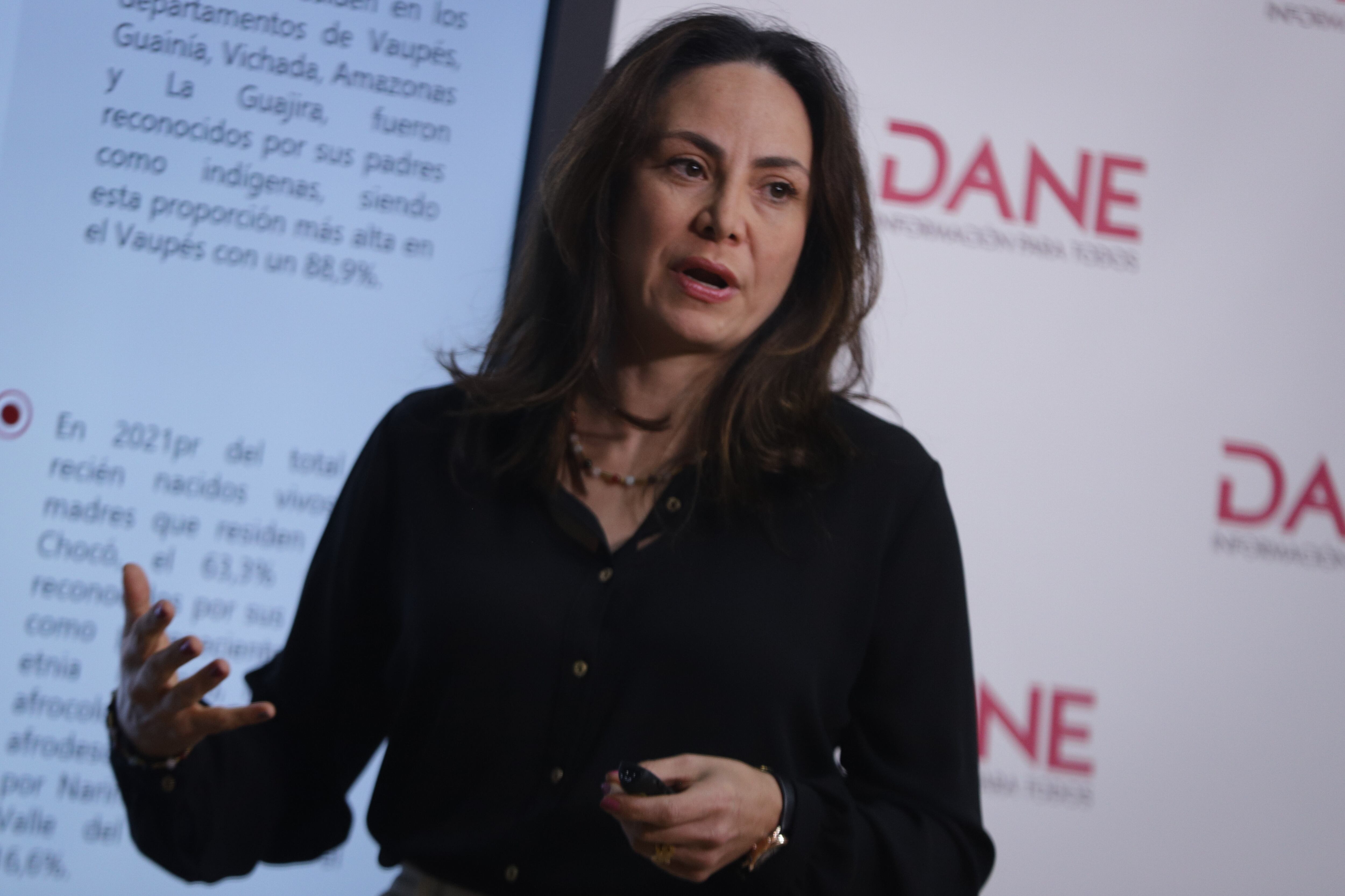 Piedad Urdinola, directora del DANE. (Colprensa - Álvaro Tavera)