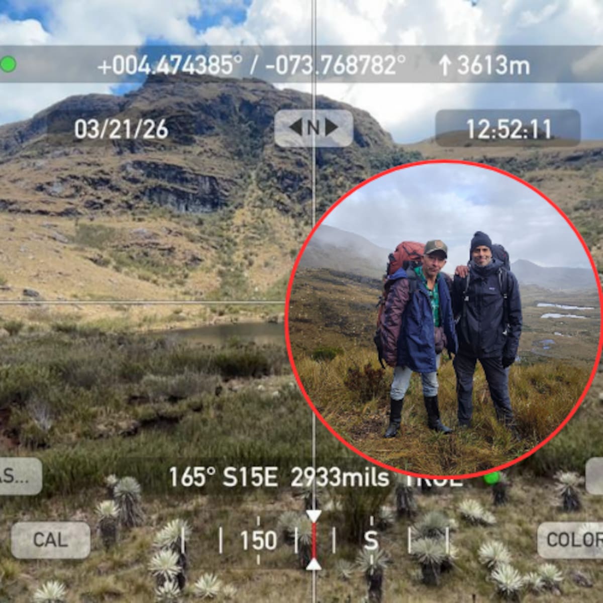 Se reporta la desaparición de tres personas en el cerro Peña del Alumbre en Cundinamarca