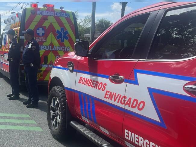 Vehículos de emergencias bomberos Envigado
