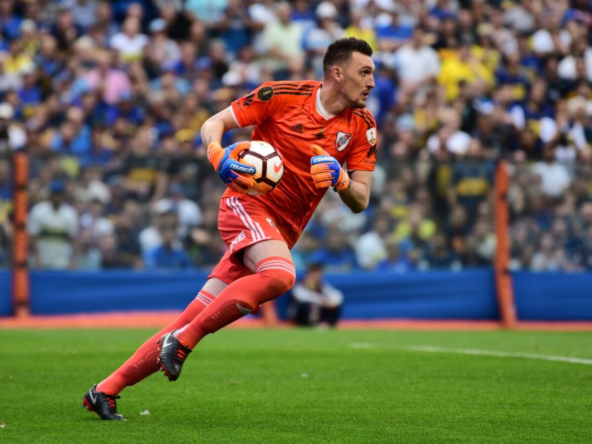 Franco Armani fue escogido como el mejor arquero del continente