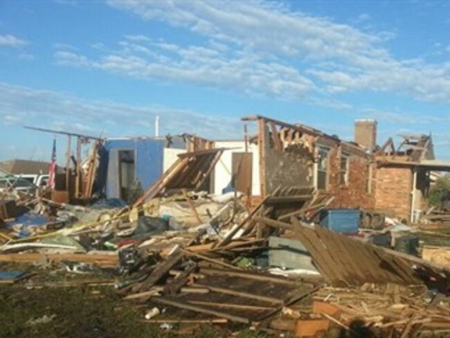 Ahora sólo se ve devastación. Millas y millas con sólo destrucción: colombiana en Oklahoma