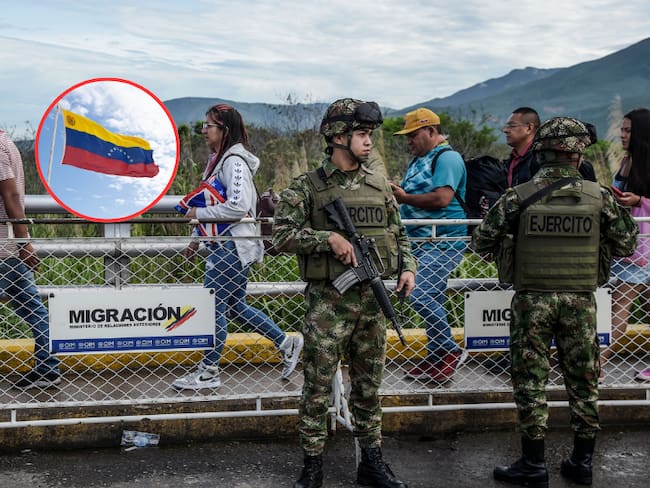 Ejército custodiando la frontera entre Colombia y Venezuela (Fotos vía Getty Images)