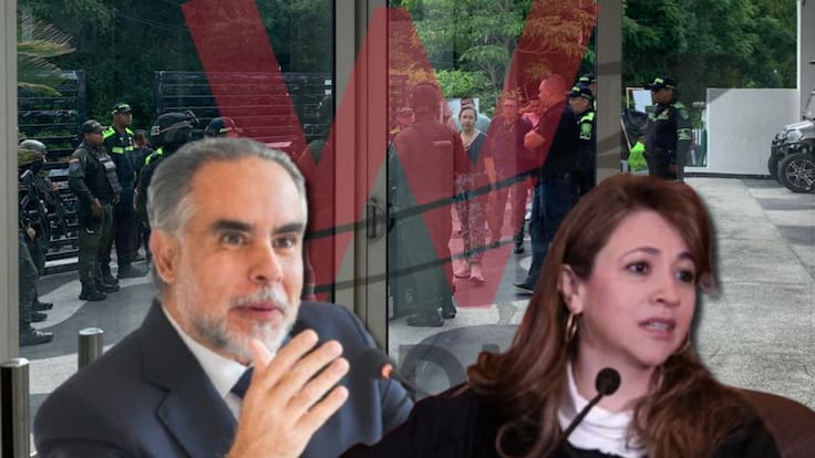 La fotografía de la magistrada Cristina Lombana en el allanamiento a la casa del ministro Benedetti