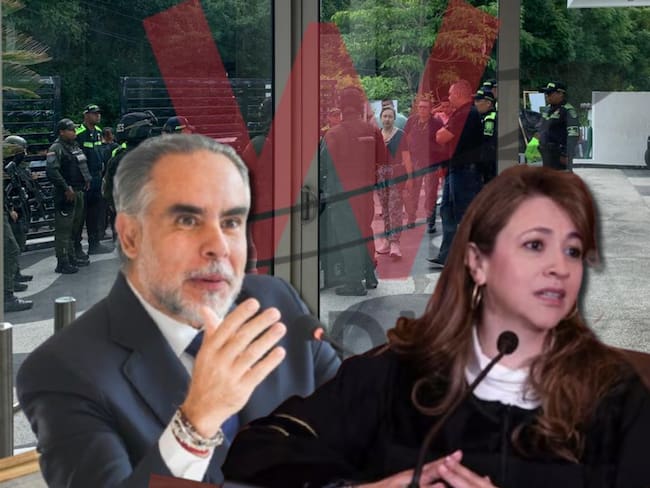 La fotografía de la magistrada Cristina Lombana en el allanamiento a la casa del ministro Benedetti