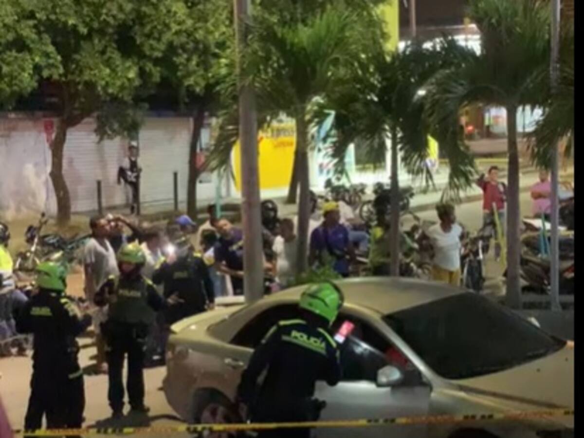 Sicarios asesinaron a dos hombres en cercanías de un centro comercial de Cartagena