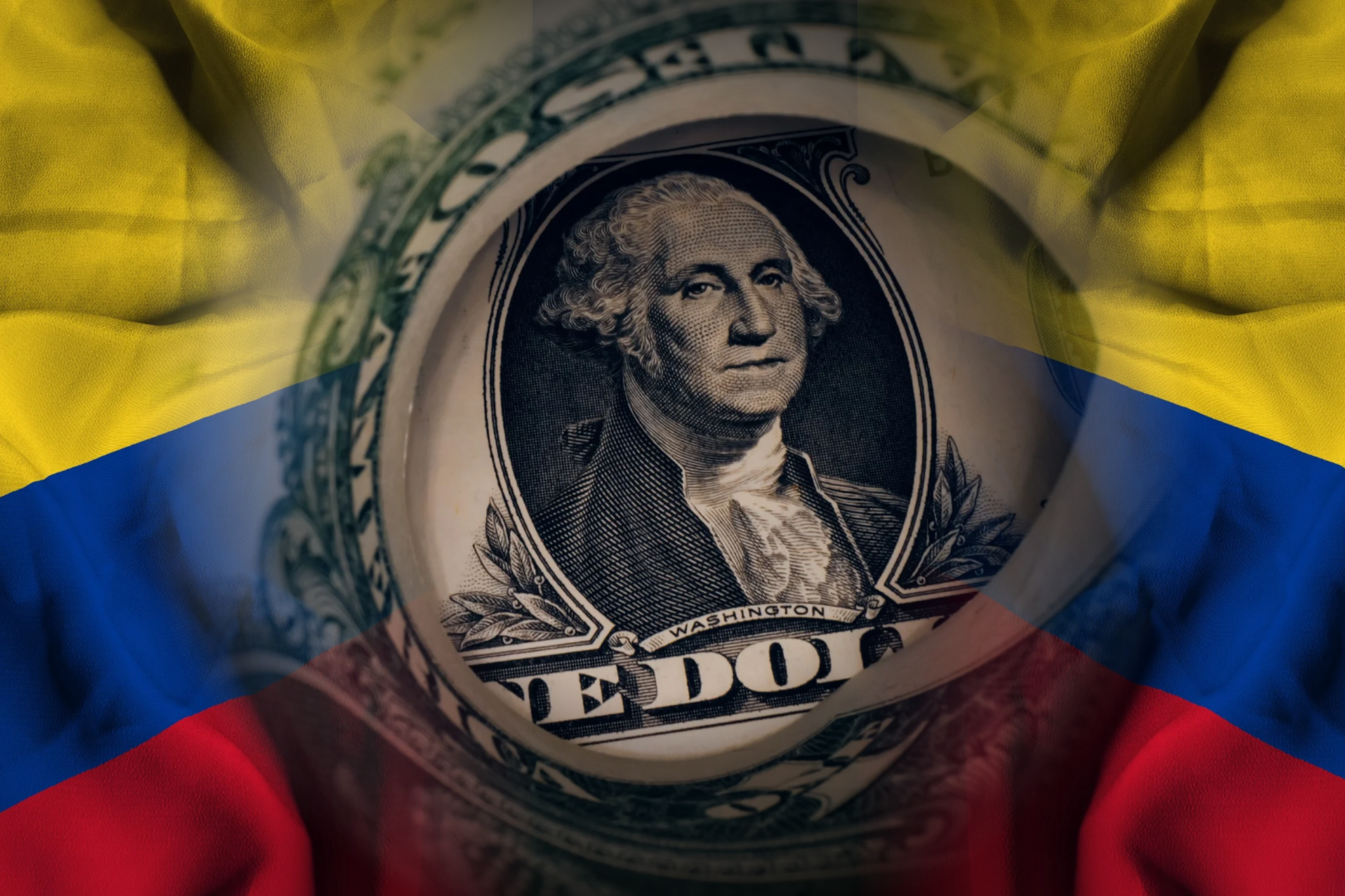 Imagen del dólar tomada de Getty Imagenes (crédito: aristotoo) // imagen de la bandera tomada de Getty Imagenes (crédito: 	Manuel Augusto Moreno)
