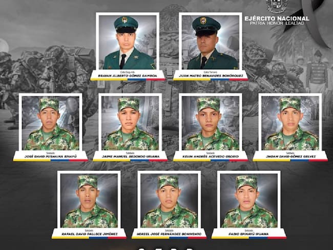 Militares muertos en Norte de Santander