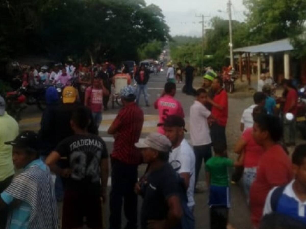 Bloqueo en vía Montería-Tierralta es por deficiencia en acueducto