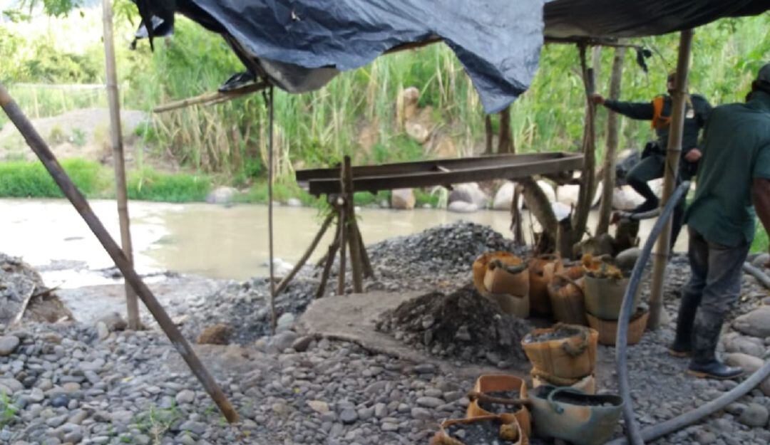 Minería ilegal en Supía