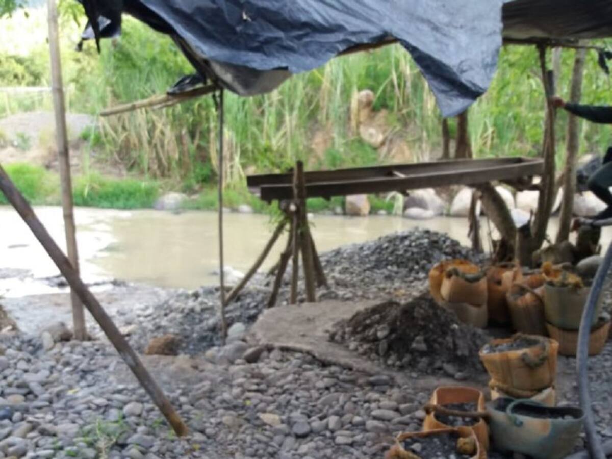 Capturadas ocho personas en Supía por explotación ilegal de oro