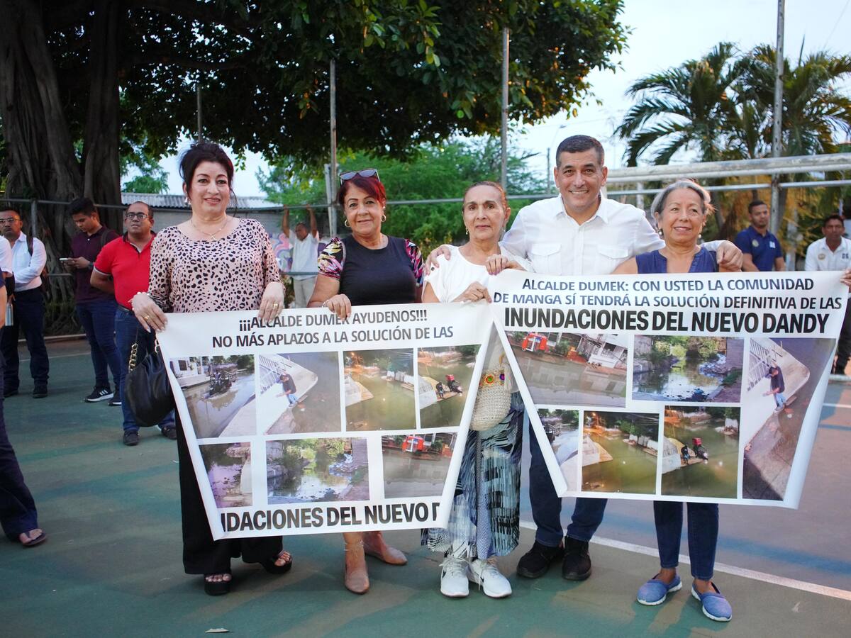 Alcalde Dumek Turbay lideró Consejo de Seguridad Comunitario en barrio Manga