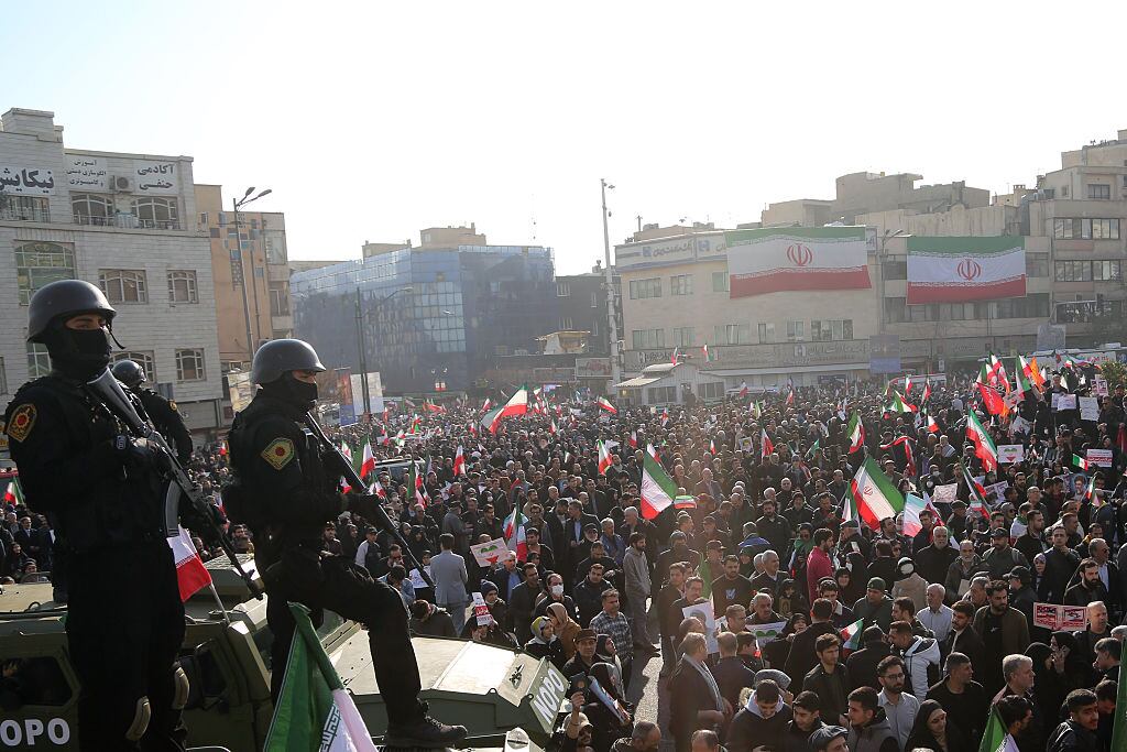 Manifestaciones en Irán. (Photo by Fatemeh Bahrami/Anadolu via Getty Images)