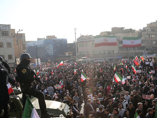 Manifestaciones en Irán. (Photo by Fatemeh Bahrami/Anadolu via Getty Images)