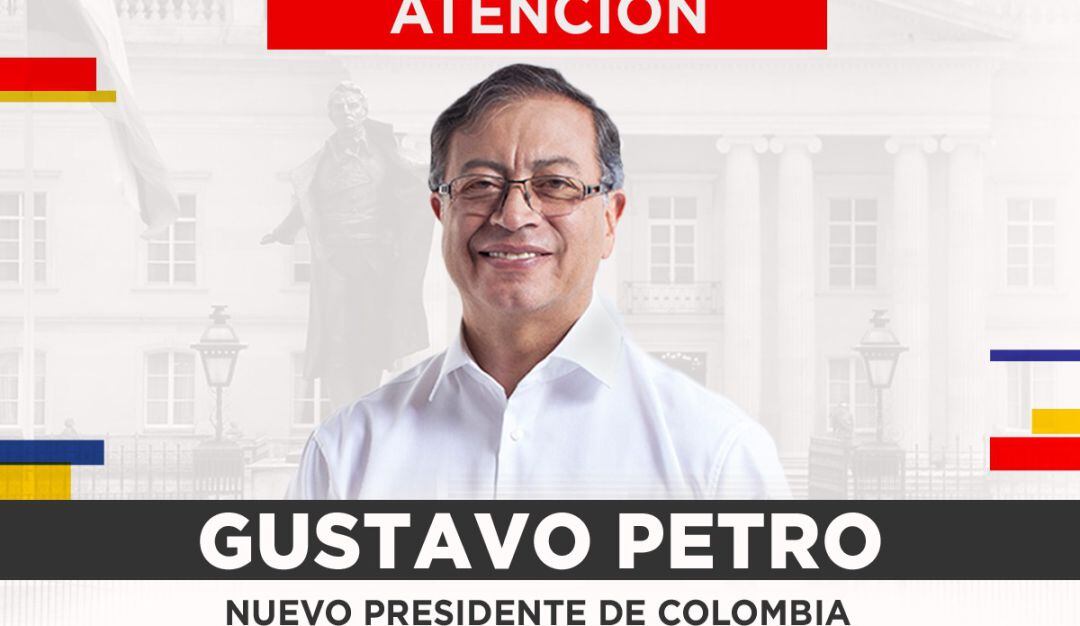 Gustavo Petro, nuevo presidente de Colombia
