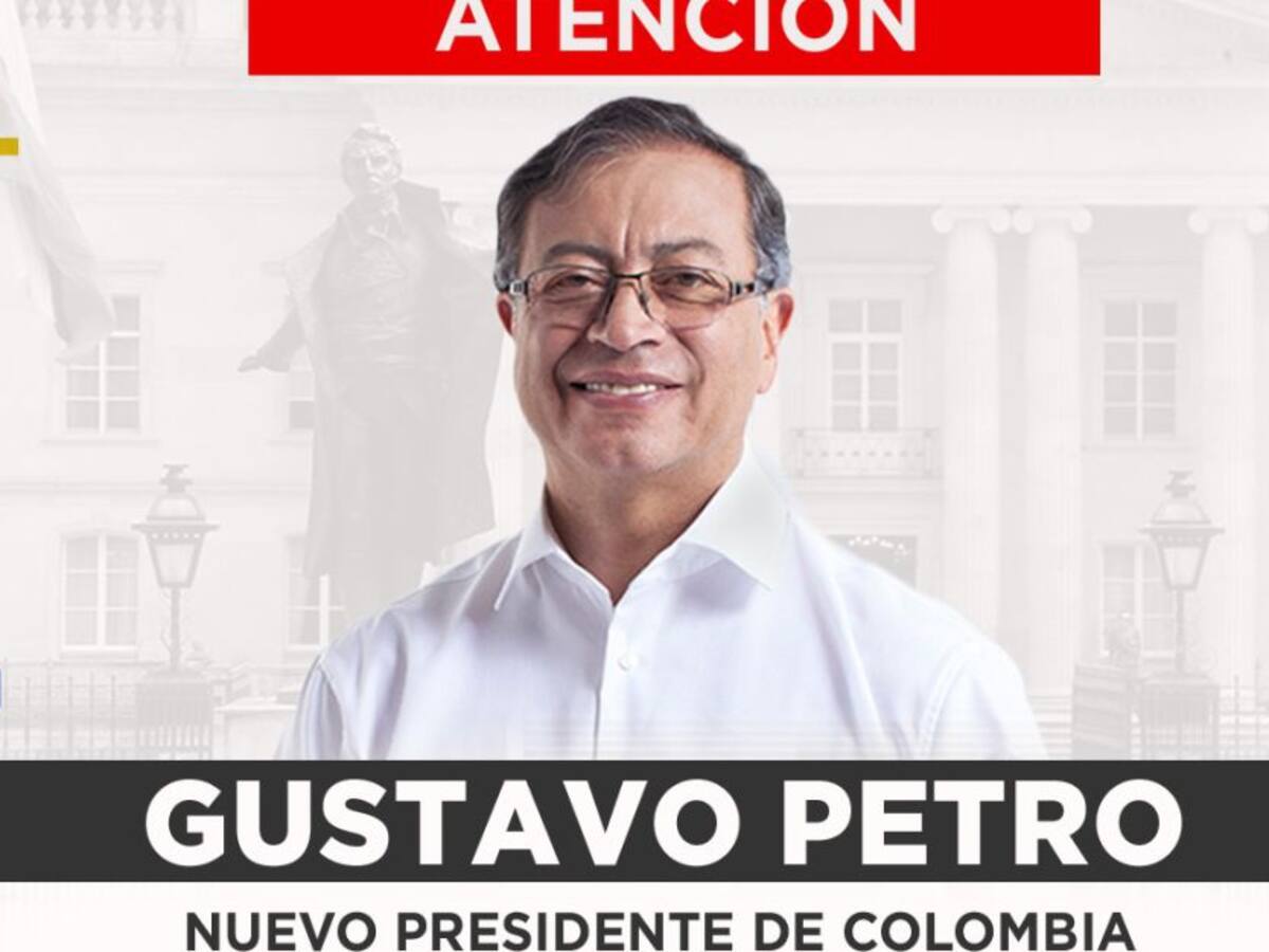 Gustavo Petro elegido presidente tras reñidas elecciones 2022