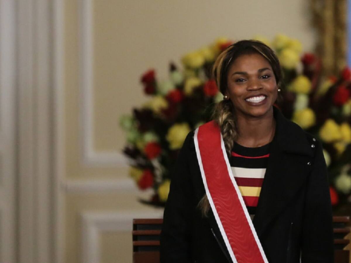 Caterine Ibargüen recibió la Orden Nacional al Mérito