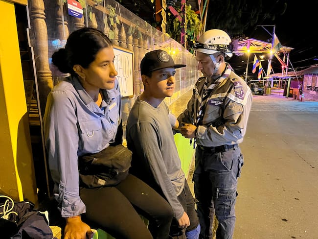 Los dos montañistas fueron atendidos por personal de los Scouts