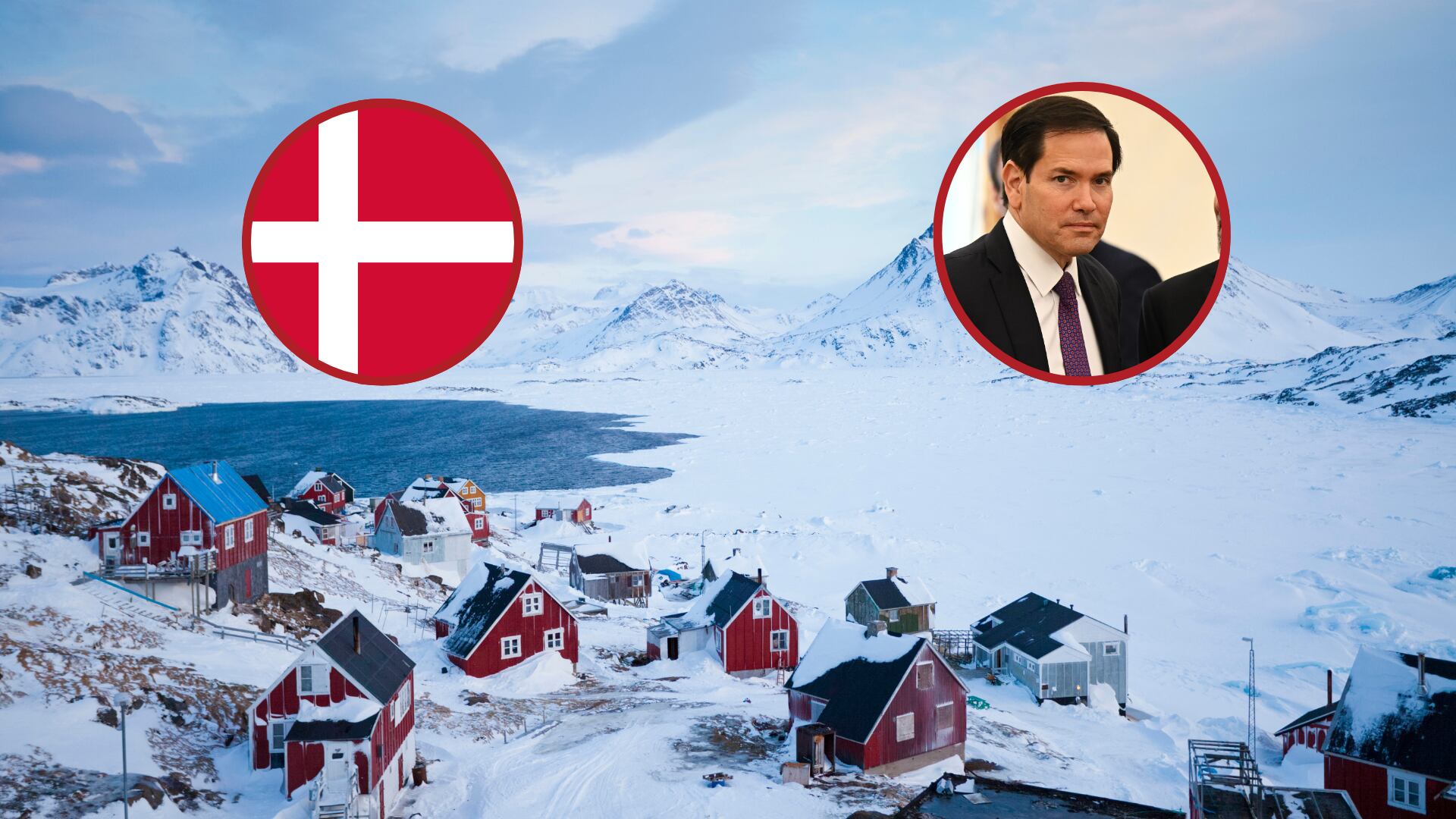 Groenlandia. Dinamarca. Fotos: Getty Images.Marco Rubio. Foto: Leon Neal