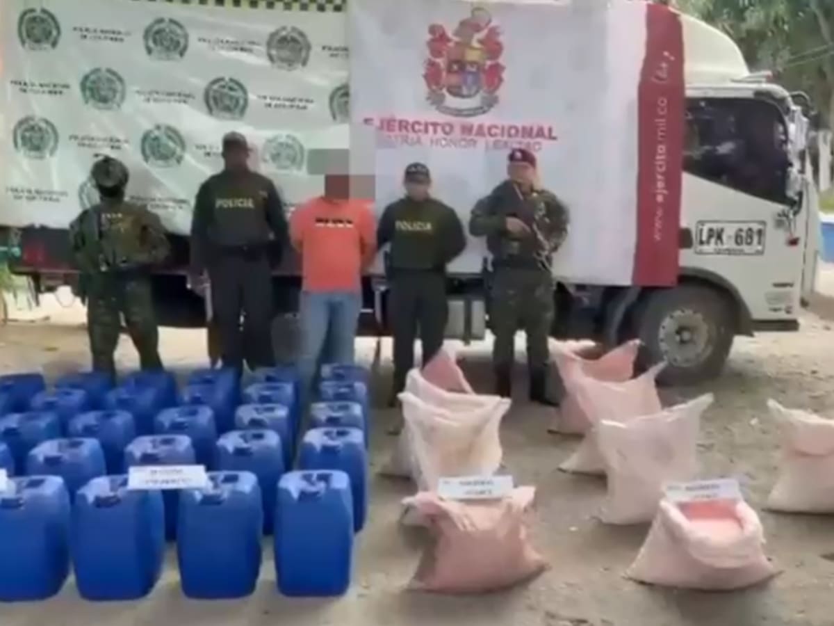 Capturado presunto integrante del ELN en el sur de Bolívar: también incautaron explosivos
