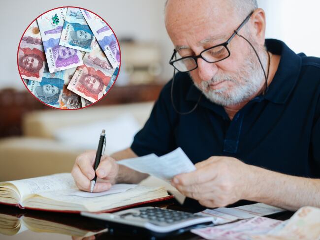 Imagen de referencia adulto mayor cobrando su pensión/ Getty Images