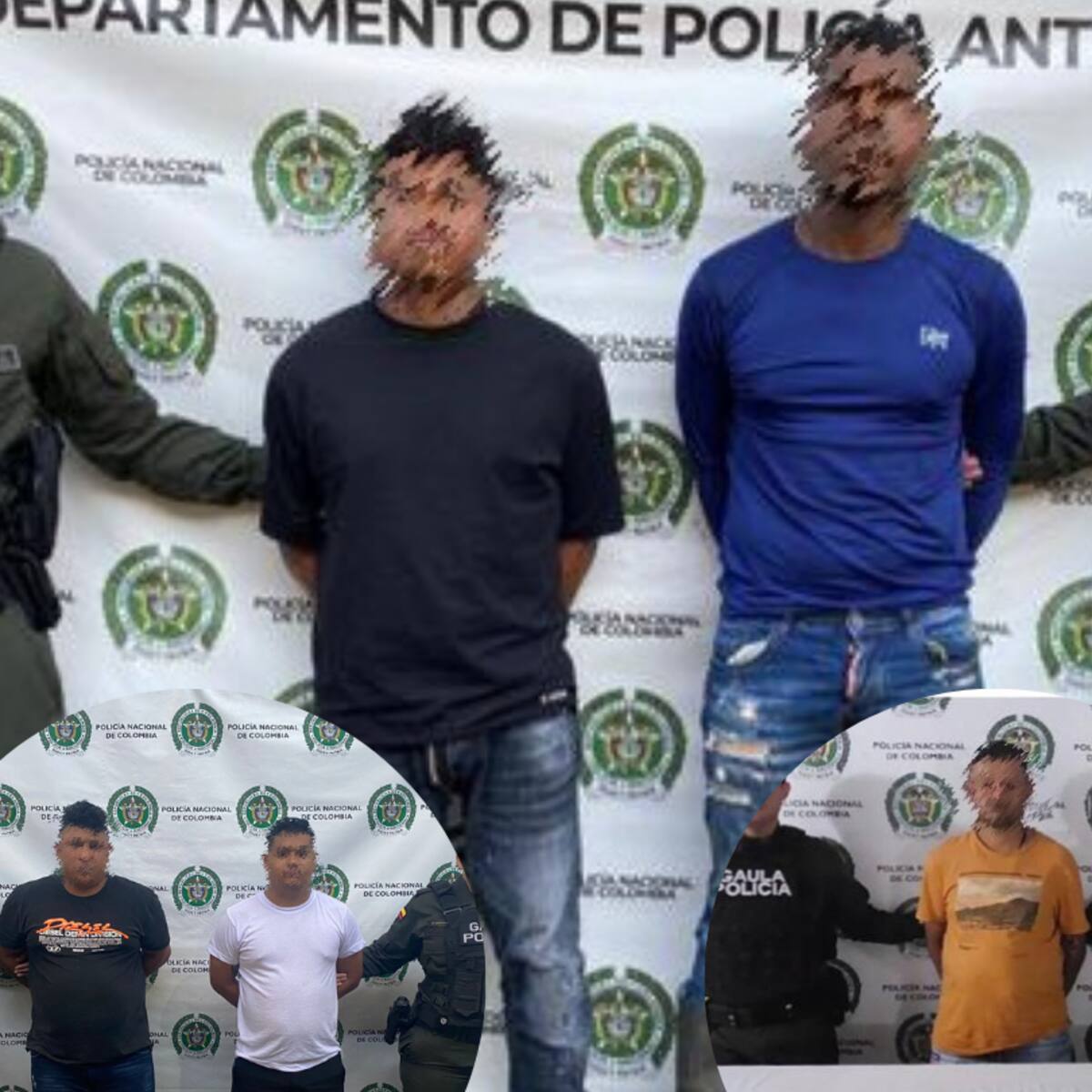 Capturados cinco presuntos extorsionistas del Clan del Golfo en el Nordeste de Antioquia