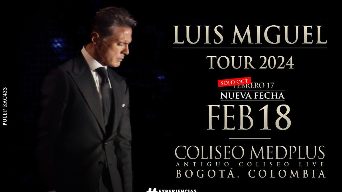 Luis Miguel tendrá un segundo concierto en Bogotá