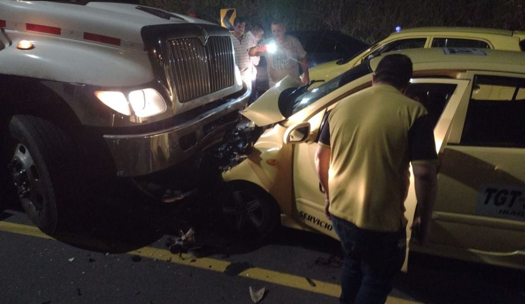 Accidente en la variante de Ibagué