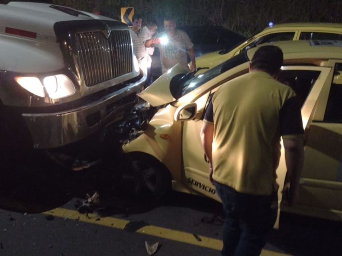 Un taxista resultó herido en un accidente de tránsito en la variante Ibagué