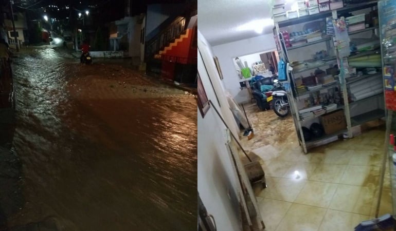 Lluvias afectaron varios sectores de Ocaña