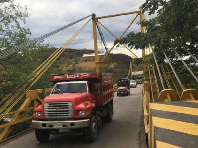Obras del nuevo puente de El Zulia