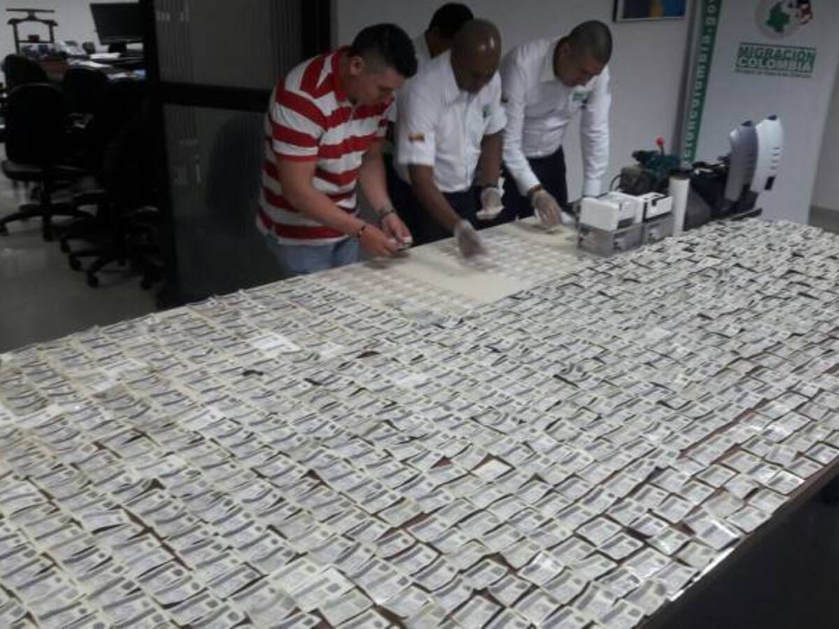 Desmantelada fábrica de cédulas para migrantes ilegales