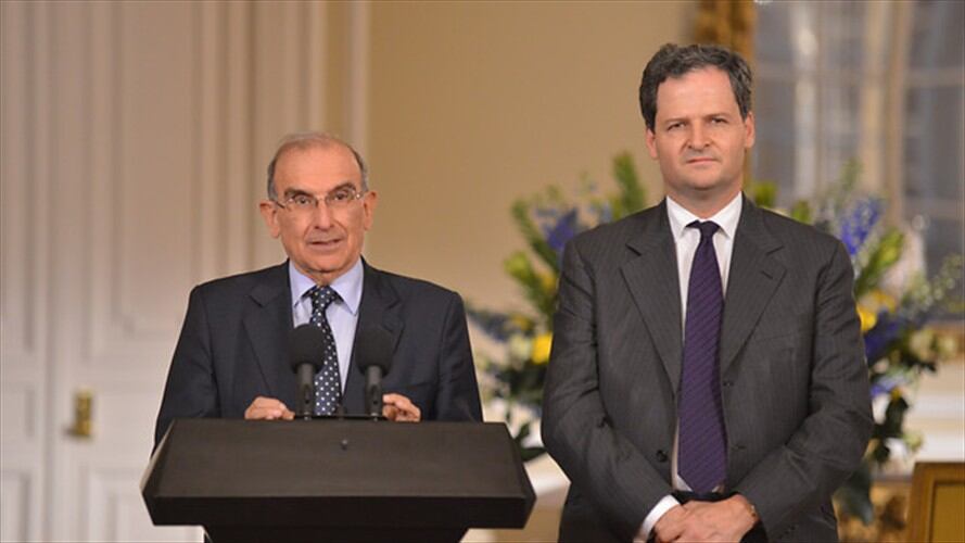 Humberto de la Calle y Sergio Jaramillo. Foto: Colprensa