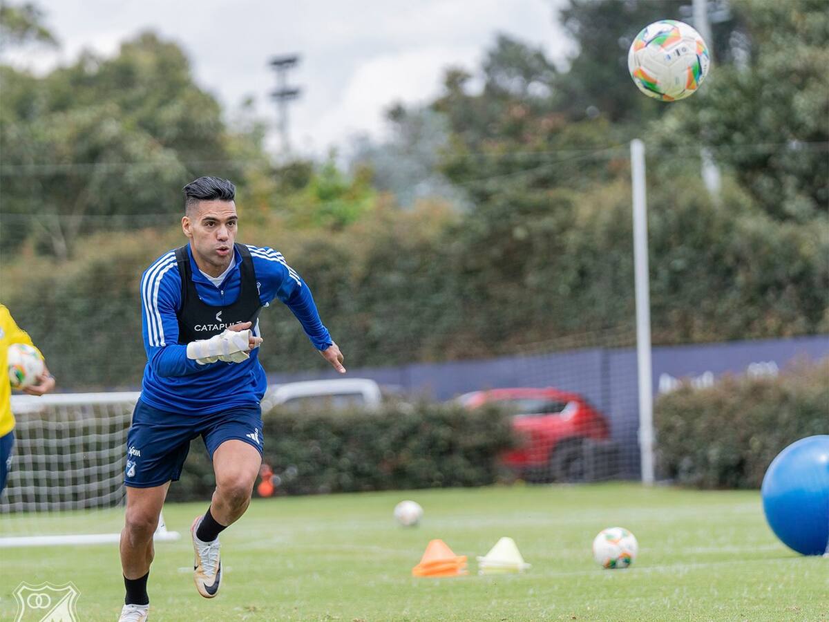 ¿Falcao estará disponible para el próximo partido de Millonarios? Así va su recuperación