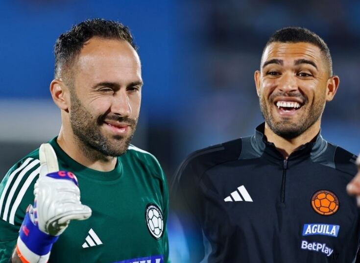 David Ospina y Álvaro Montero, arqueros de la Selección Colombia / Composición: Caracol Radio