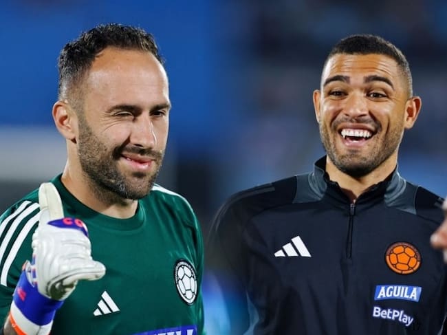 David Ospina y Álvaro Montero, arqueros de la Selección Colombia / Composición: Caracol Radio