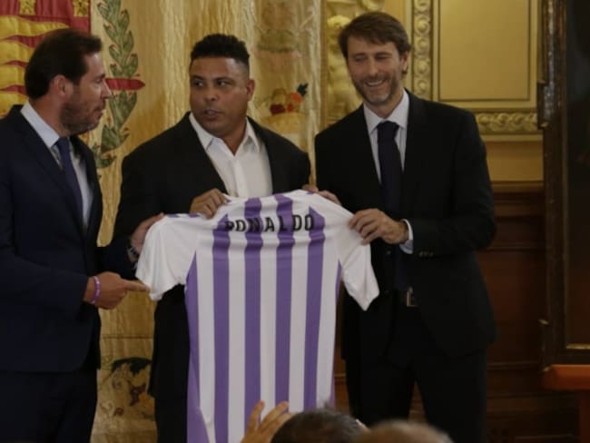 Ronaldo, presentado como máximo accionista del Valladolid