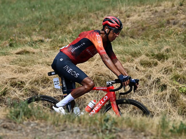 Egan Bernal durante el Tour de Francia