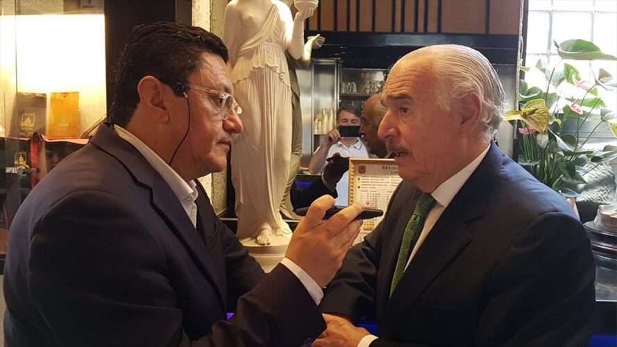 Andrés Pastrana, expresidente de la República. Foto: Néstor Pongutá (W Radio)