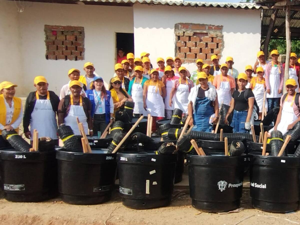 Hogares afrocolombianos reciben insumos para seguridad alimentaria en Bolívar