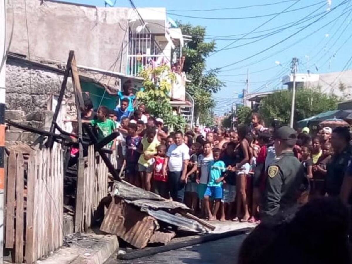 Muere bebe en un incendio en el sur de Cartagena