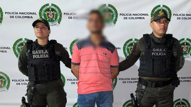 Alias Richard integrante del Clan del Golfo en el Suroeste de Antioquia - foto policía
