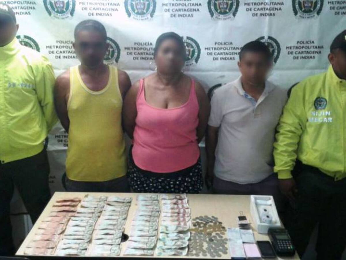 Fueron capturadas tres personas dedicadas al chance ilegal en Cartagena