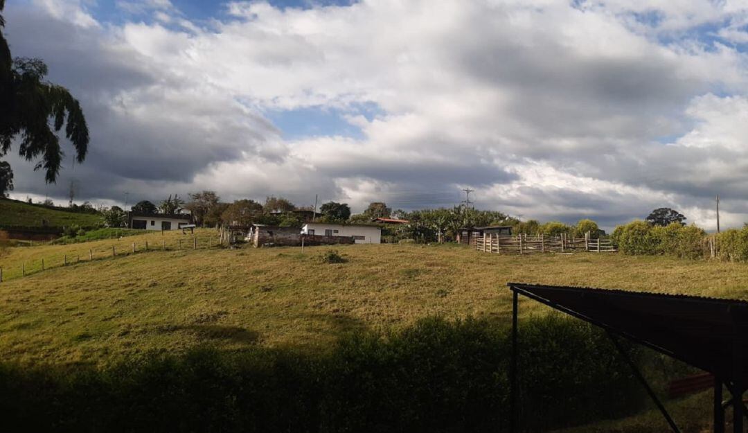 Lindos paisajes del Quindío, sector de Hojas Anchas entre Armenia y Circasia