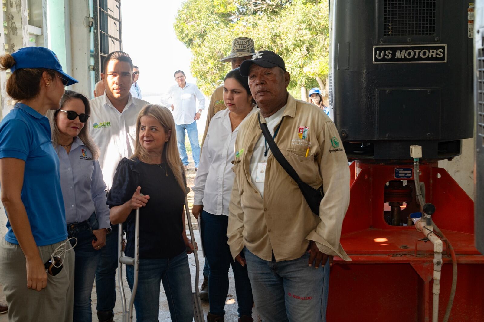 Así mismo, la mandataria departamental precisó que la obra se basará en mejorar las tuberías existentes para que así los cultivos del cacao y de otros productos presenten una cosecha con alta calidad./ Foto: Gobernación del Atlántico