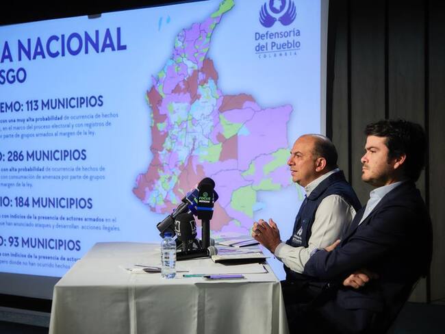 El Defensor del Pueblo, Carlos Camargo, presentó la Alerta Temprana del contexto electoral.