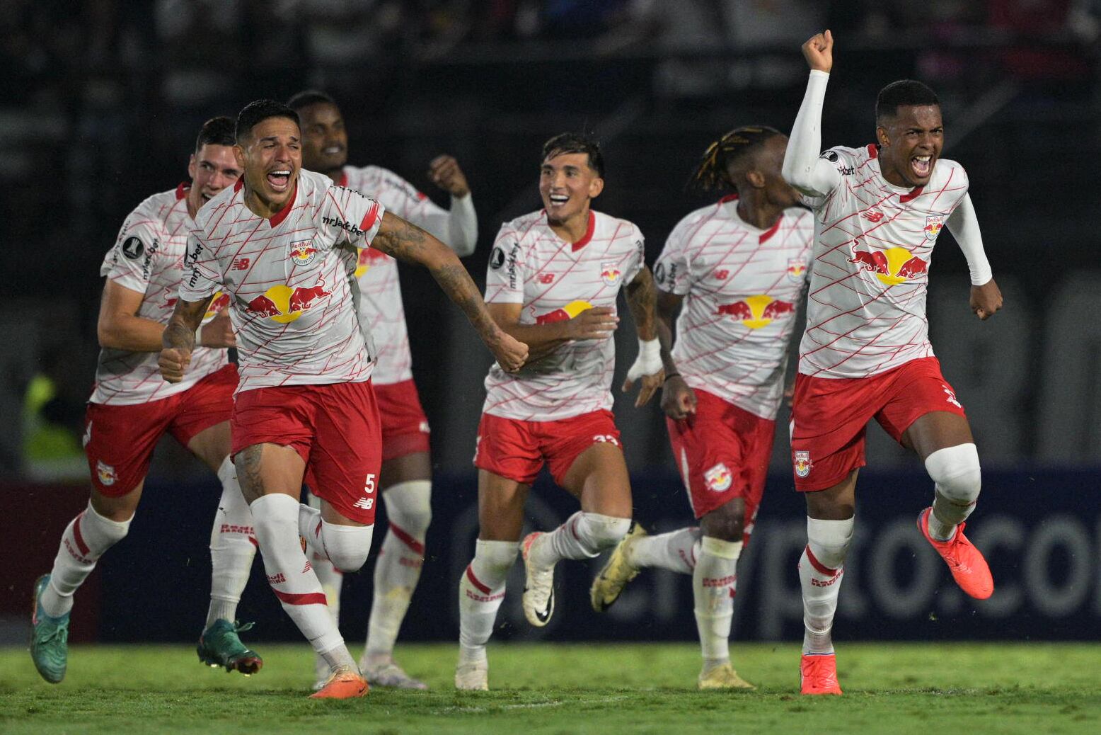 RB Bragantino Vs. Águilas Doradas (Photo by NELSON ALMEIDA / AFP) (Photo by NELSON ALMEIDA/AFP via Getty Images)