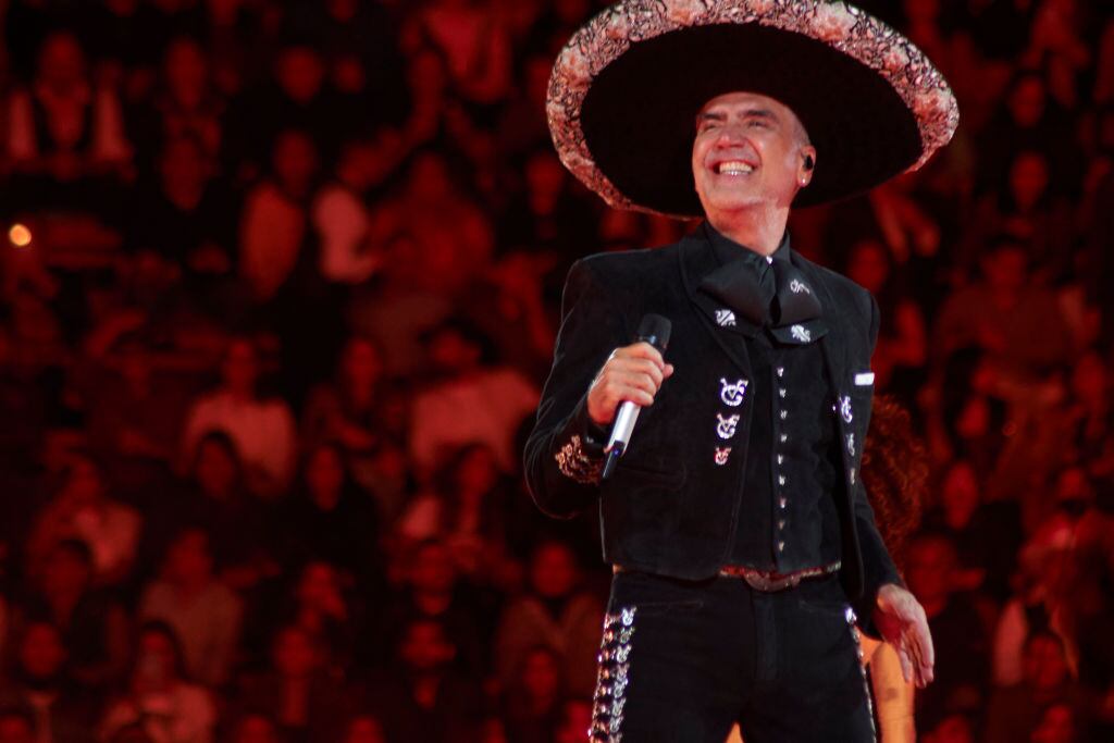 MEXICO CITY, MEXICO - MAY 20: Singer Alejandro Fernande performs during a concert at Plaza de Toros on May 20, 2023 in Mexico City, Mexico. (Photo by Jaime Nogales/Medios y Media/Getty Images)
