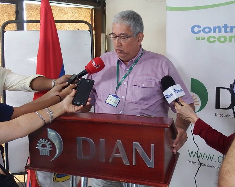 Martín Torrejano, director Dian Seccional Magdalena. /FOTO CARACOL RADIO